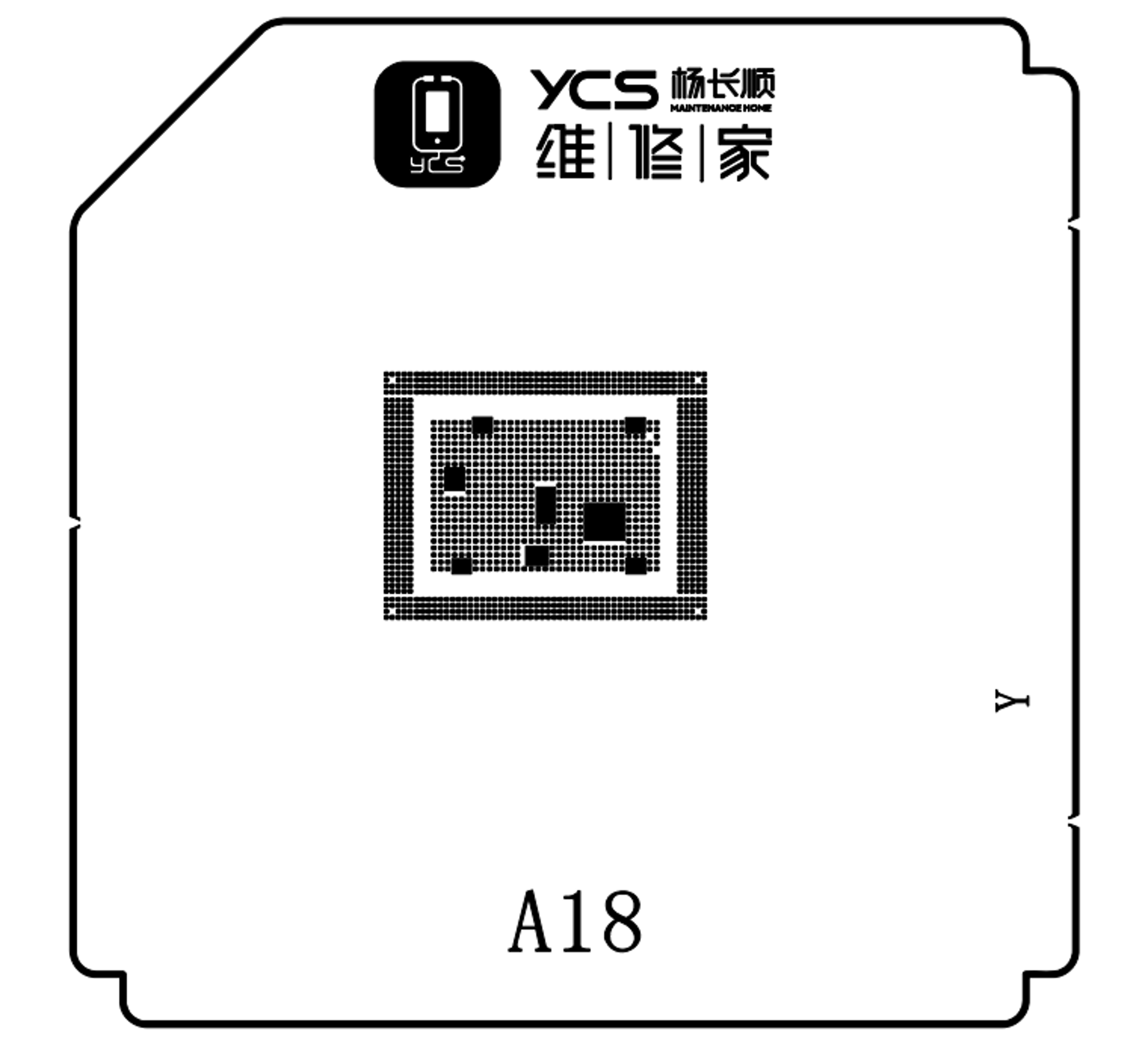 Cetakan IC YCS Apple A18